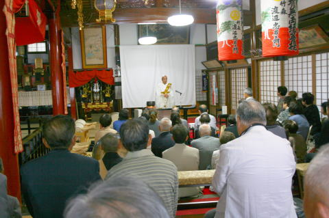 角田山法話